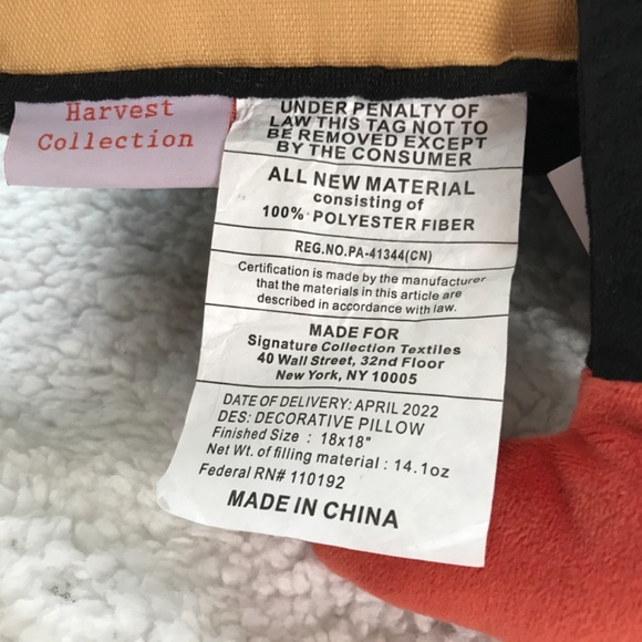 🔸3/50$!! NWT Fall Harvest Decor Accent Pillow With Gnome - Picture 8 of 9